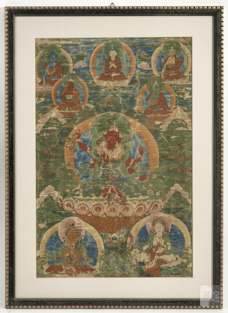 A THANGKA DEPICTING AN ESOTERIC FEMALE DIETY - 图2